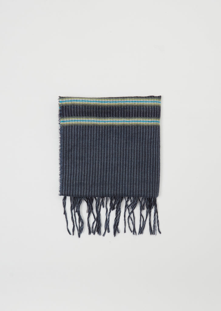 Staffa Ainsley Cashmere Silk Scarf — Denim Teal