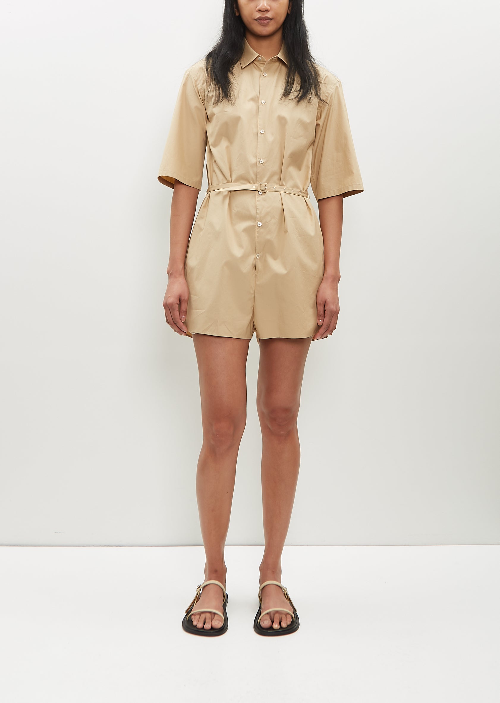 【IONSEOUL】Min Aura Over Suit (2color) 5FM0221 High Count Finx Ox Jump Suit – La Garçonne