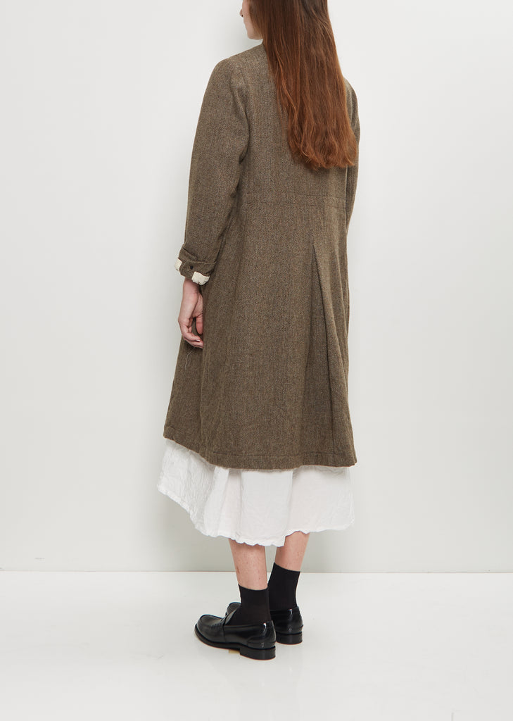 Chesterfield Wool Herringbone Coat