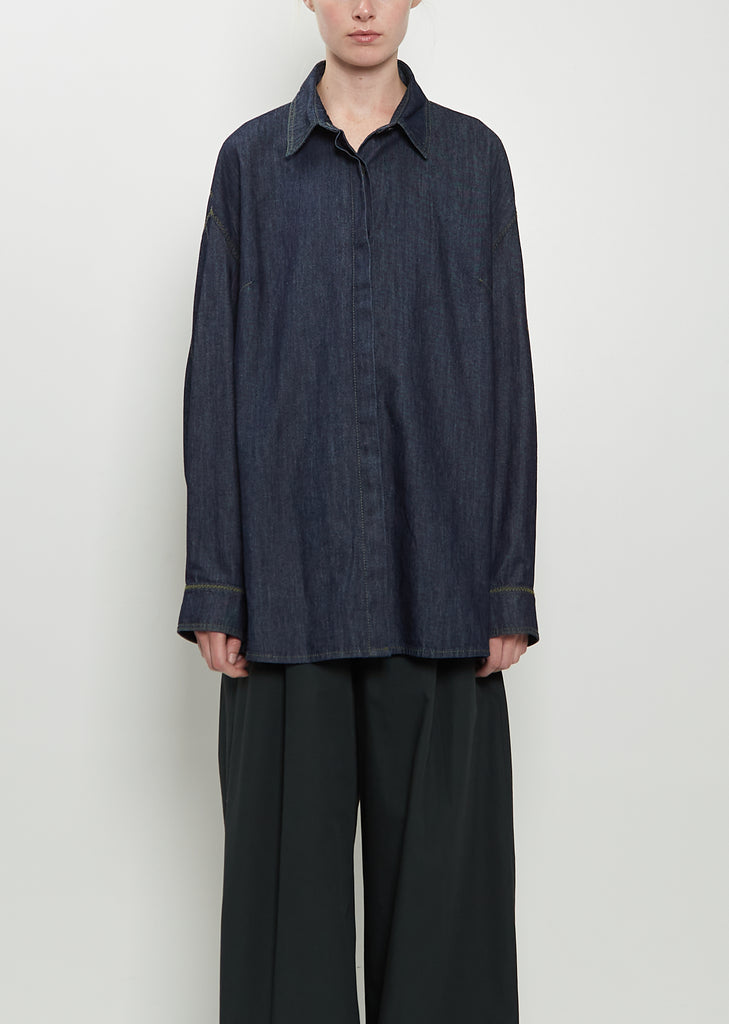 Camis Bis Cotton Denim Shirt