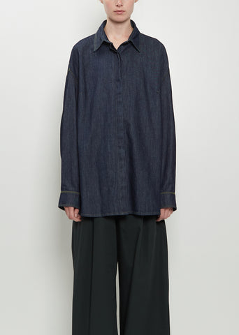 Camis Bis Cotton Denim Shirt