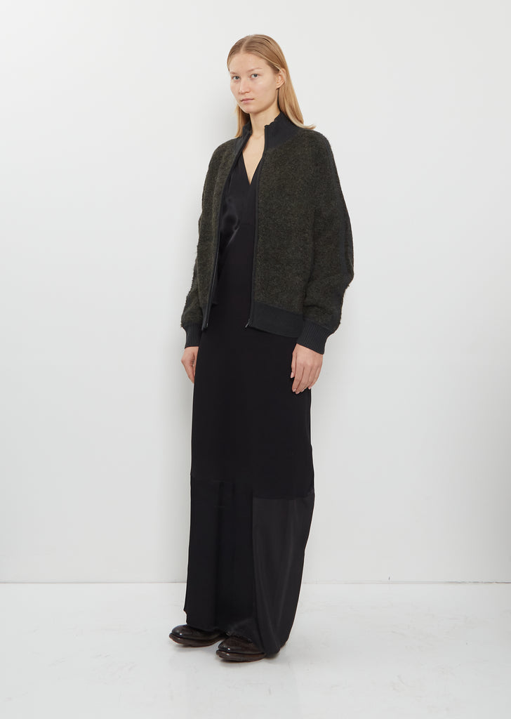 Track Zip Alpaca Sweater