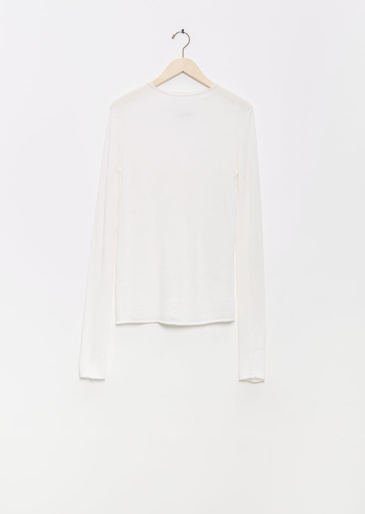 Super Fine Alpaca Rollneck — White