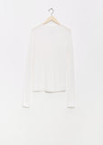 Super Fine Alpaca Rollneck — White