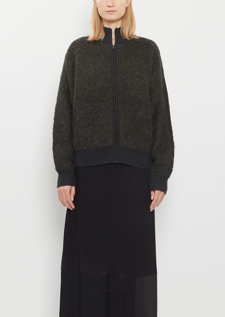 Track Zip Alpaca Sweater