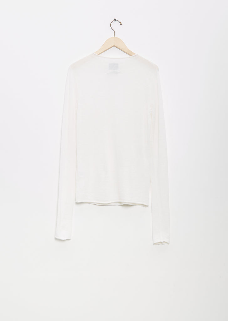 Super Fine Alpaca Rollneck — White