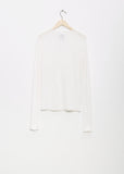 Super Fine Alpaca Rollneck — White