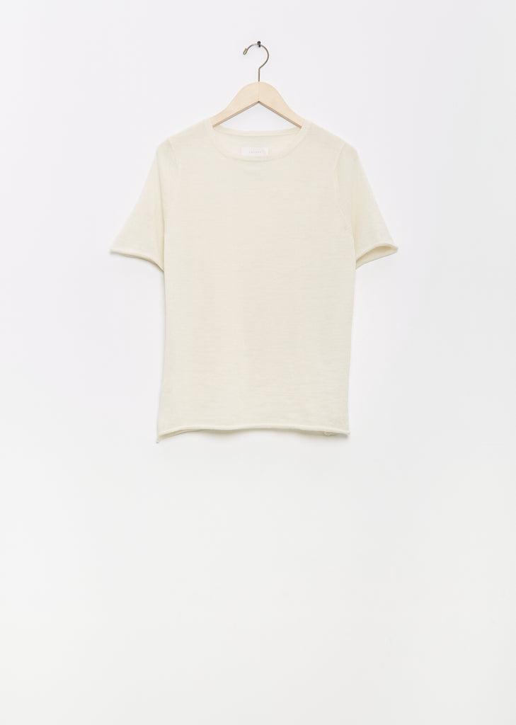 Super Fine Alpaca Tee — Ivory