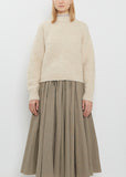 Mock Neck Alpaca Sweater