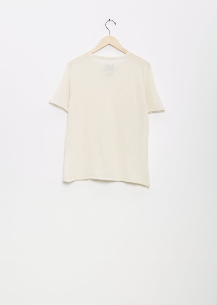 Super Fine Alpaca Tee — Ivory