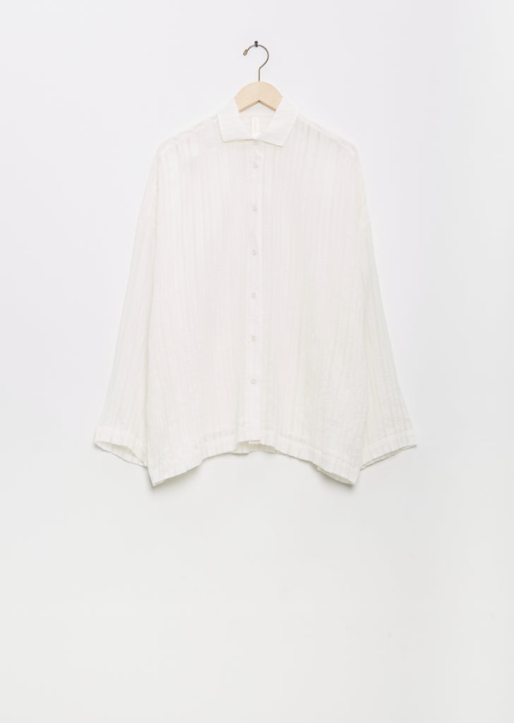 Cupro Silk Lines Shirt