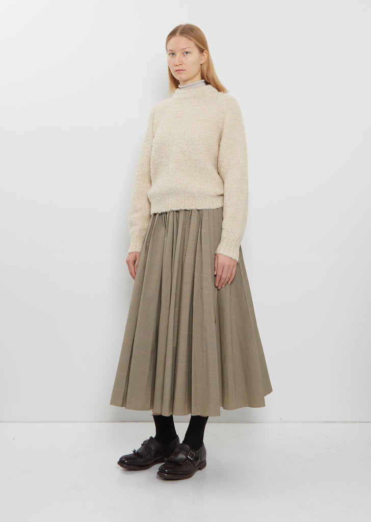 Mock Neck Alpaca Sweater