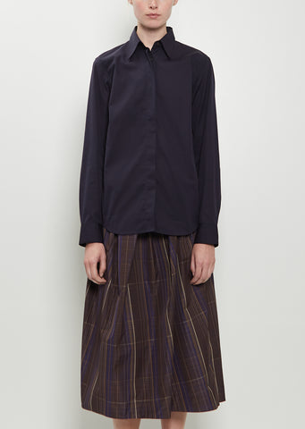 Chowy Cotton Shirt — Midnight