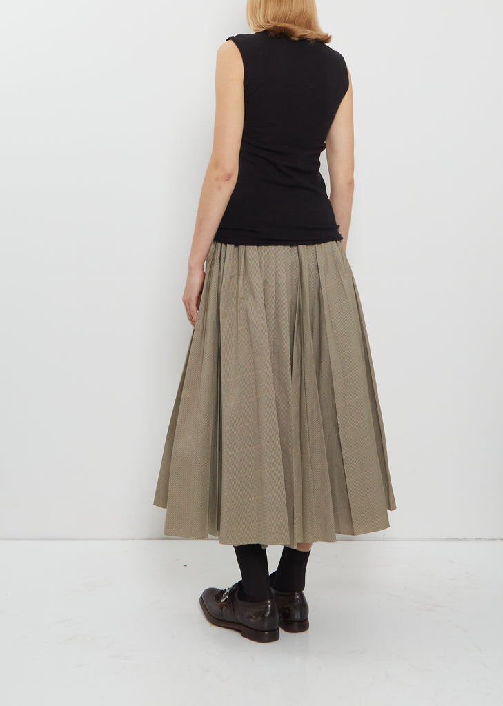 Roll-Neck Merino Wool Tank — Black