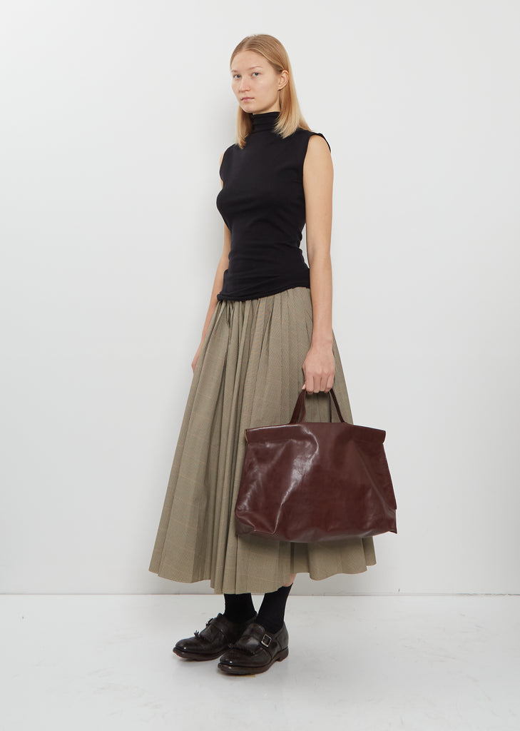 Shopper, Midi — Brown