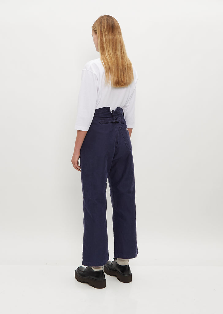 French Cotton Pants — Navy
