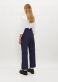 French Cotton Pants — Navy