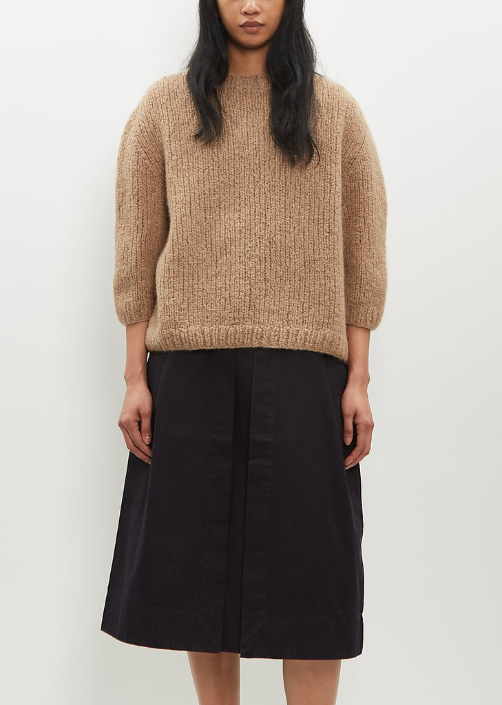 Momo Cashmere Sweater — Caramel