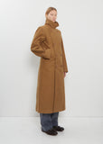 Long Cotton Peacoat