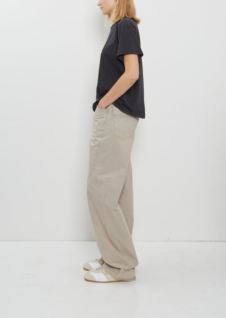 Boy Cotton T-Shirt — Faded Black