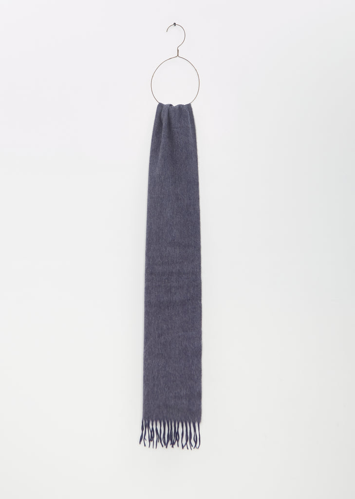 Cashmere Arran Reversible Scarf & Stole — Navy Grey