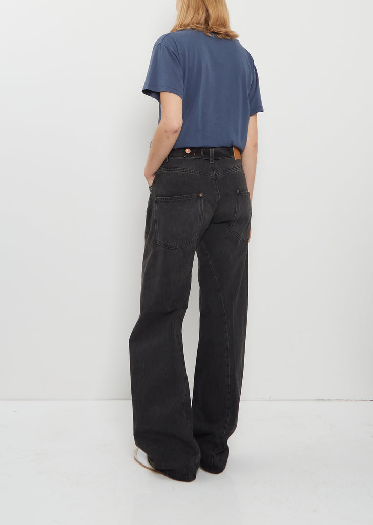 Big Twisted Seam Cotton Jean