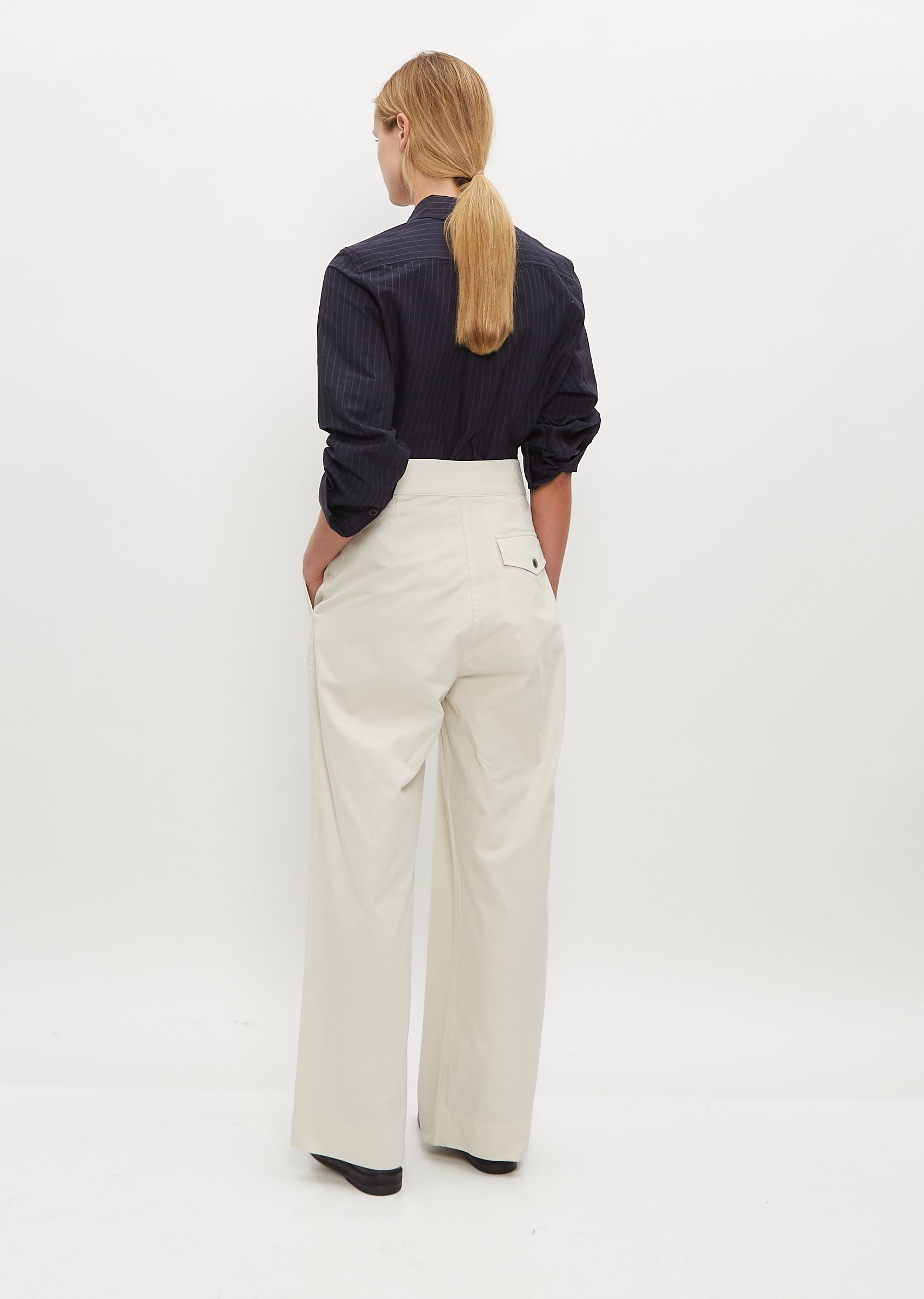 Clever Crepe Hartwood Pleated Wide-Leg Trousers Dove Grey - Welcome to the  Fold LTD
