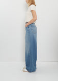 Roomy Cotton Jean — Light Ash Blue