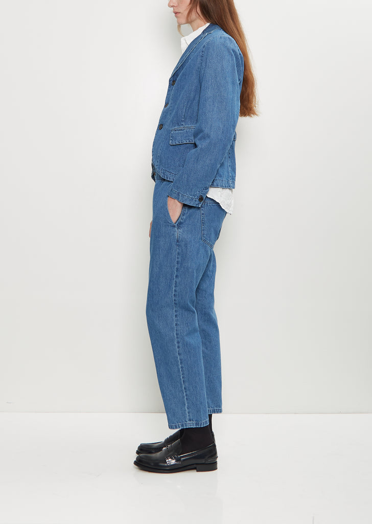 Natural Denim Tailored Jacket