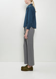 Clavini Bis Cotton Shirt — Petrol