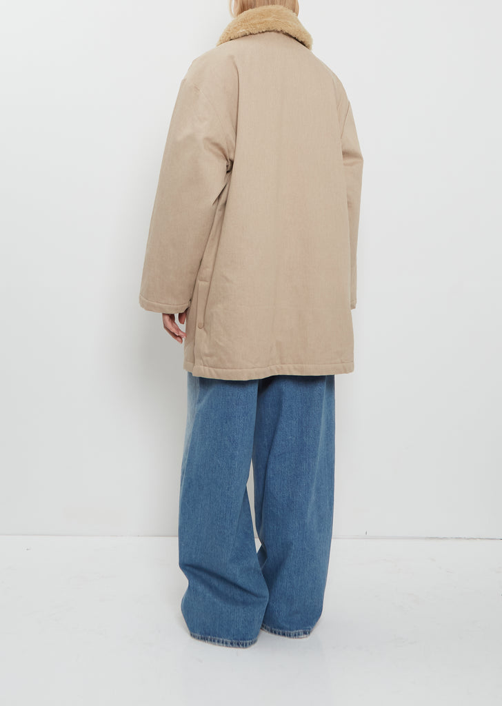 Wool Neck Cotton Parka
