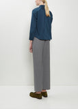 Clavini Bis Cotton Shirt — Petrol