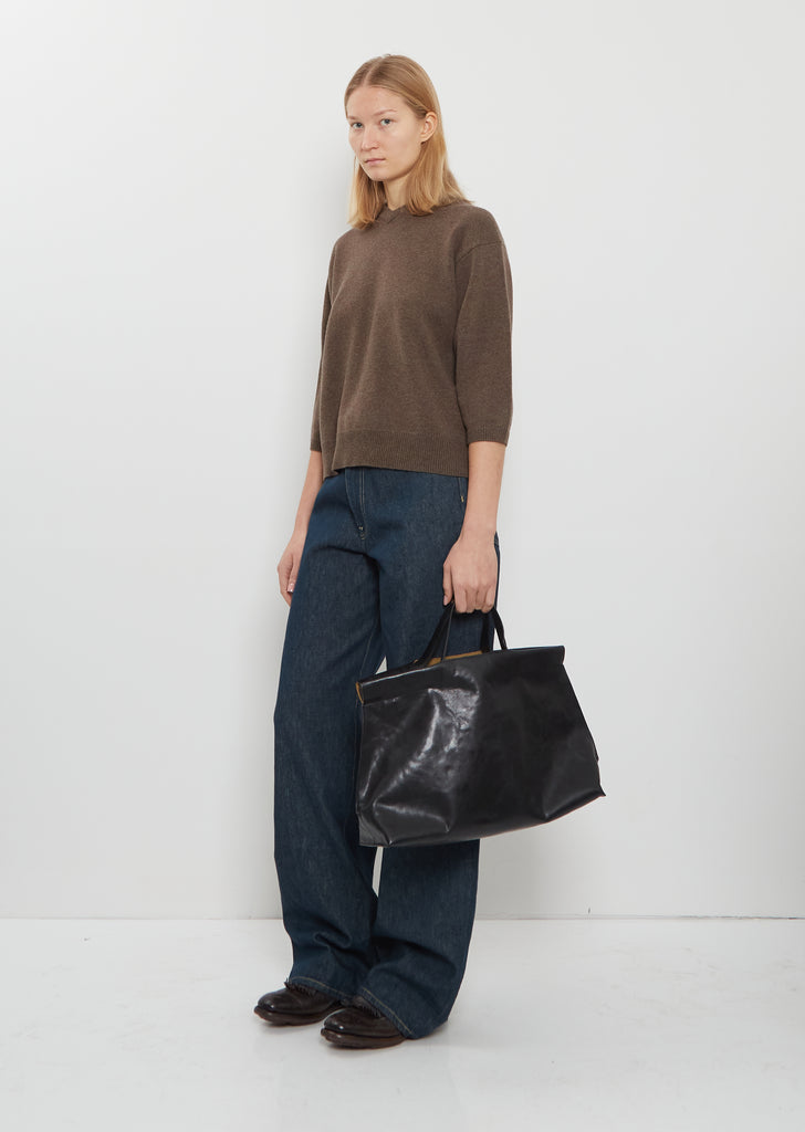 Shopper, Midi — Black