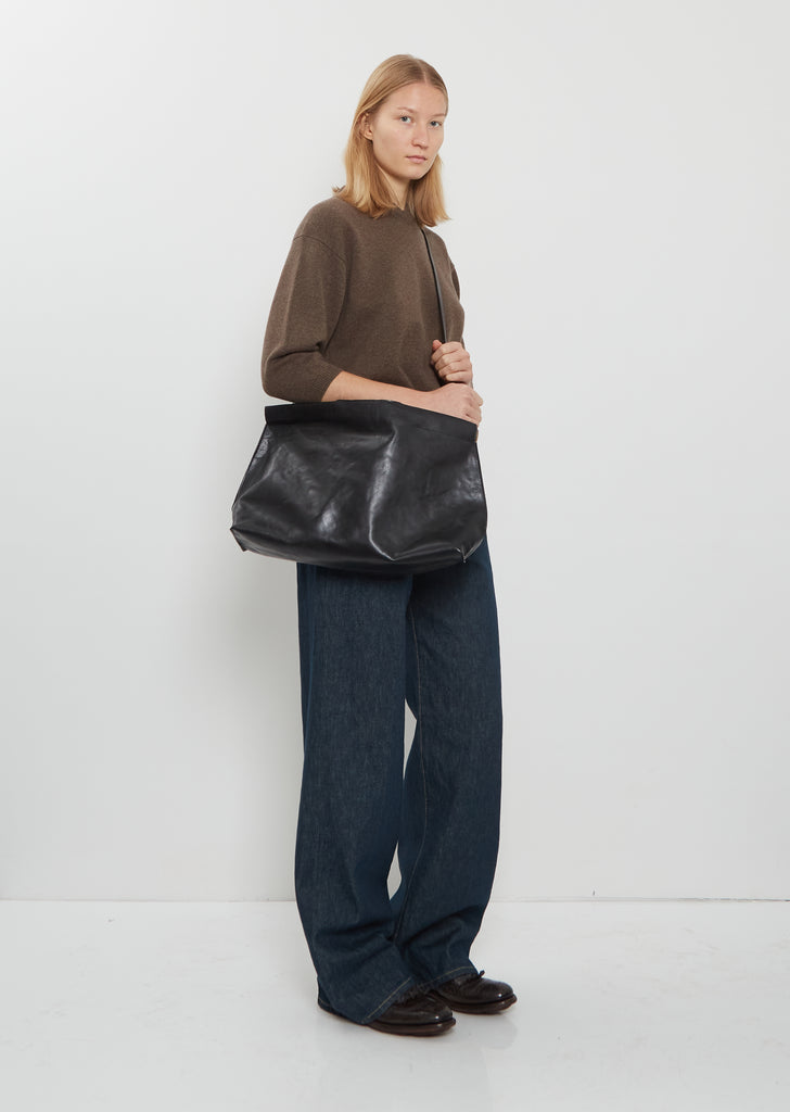 Shopper, Midi — Black