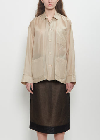 Silk Pajama Overshirt