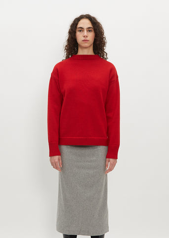 Wool Guernsey Knit Sweater