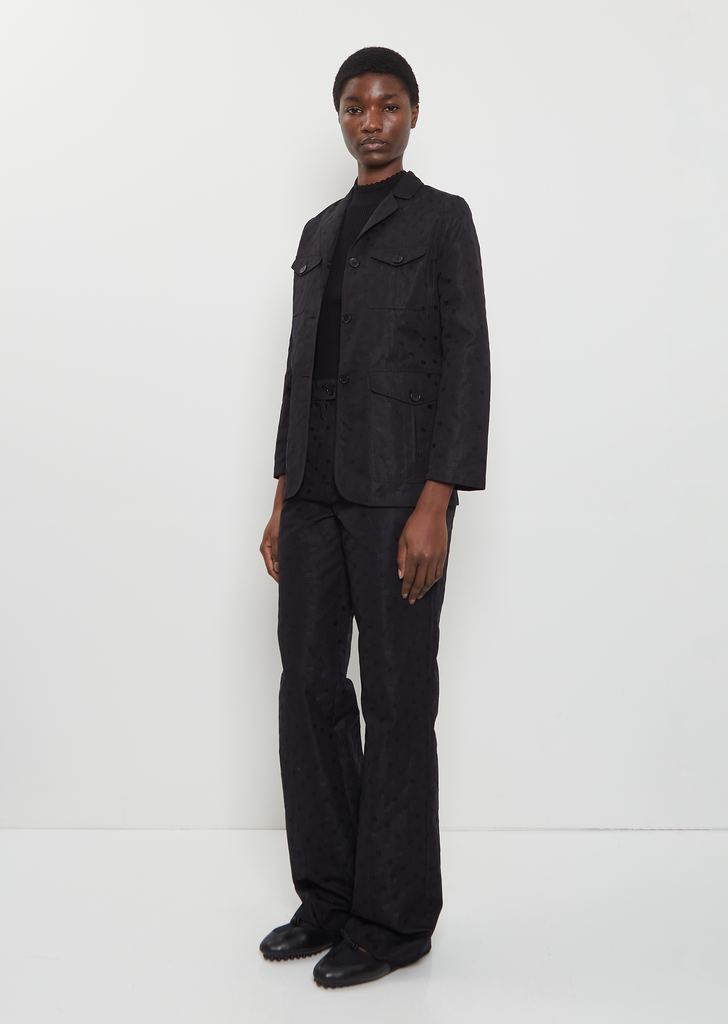 Karina Floral Jacquard Blazer