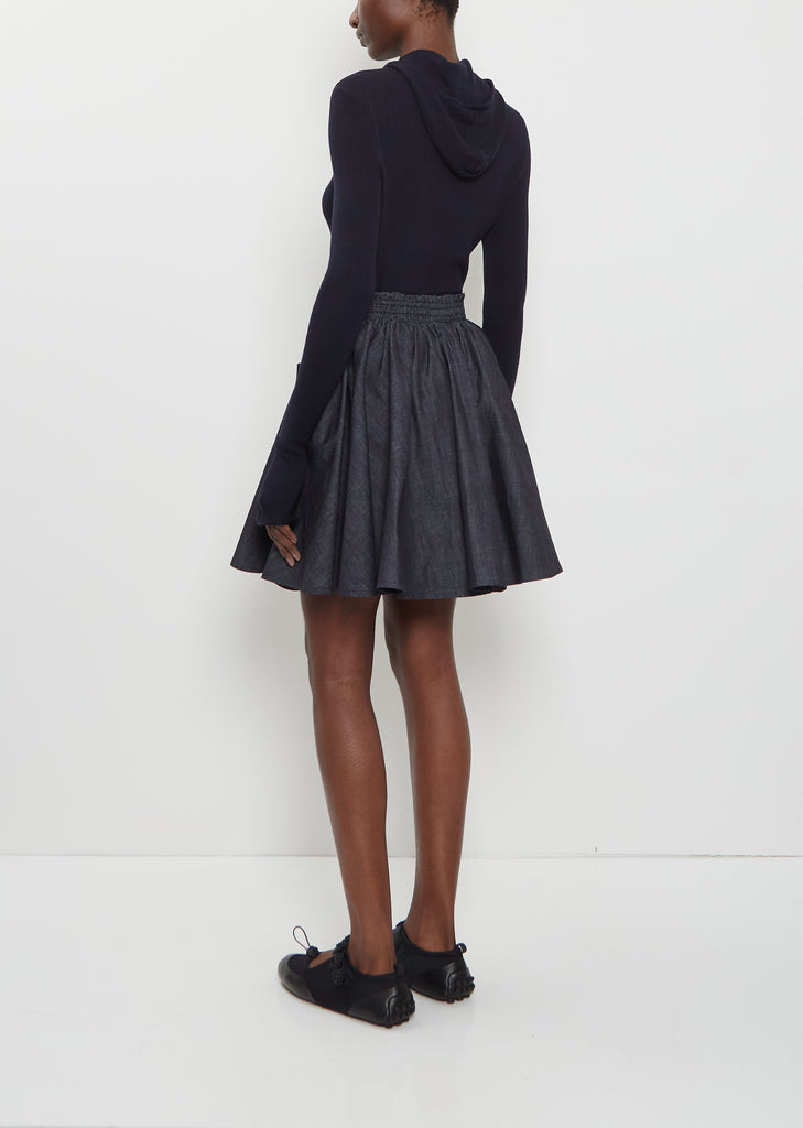 Cici Cotton Denim Skirt