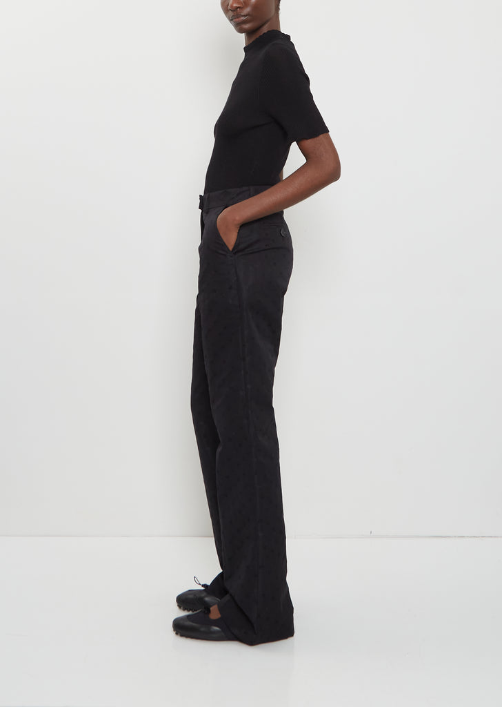 Sonja Floral Jacquard Trousers