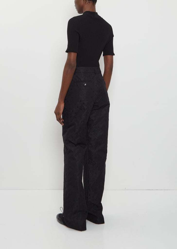 Sonja Floral Jacquard Trousers