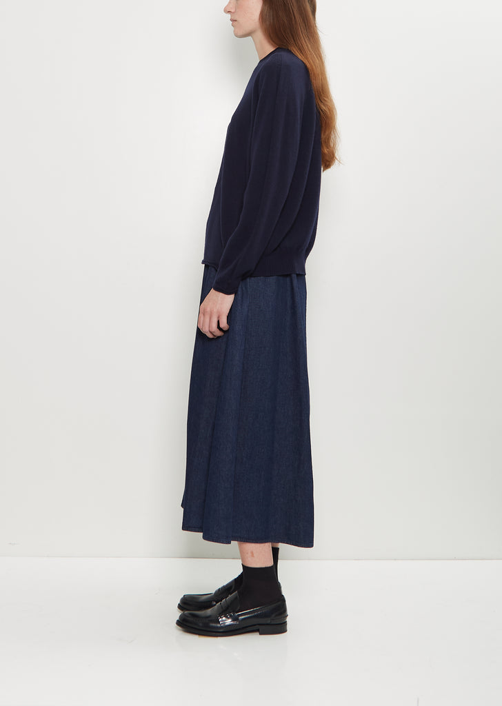 Airy Wool Crew Neck Pullover