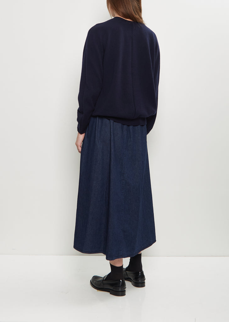 Airy Wool Crew Neck Pullover