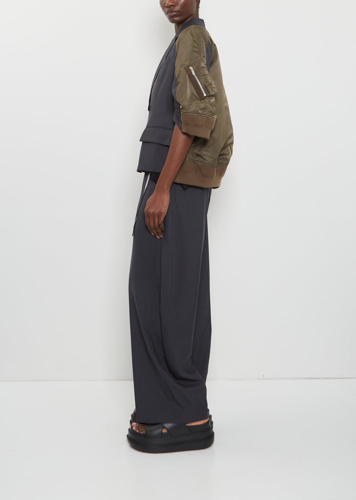 Suiting x Nylon Twill Blazer