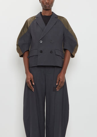 Suiting x Nylon Twill Blazer