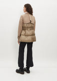 Wool Melton x Padded Jacket