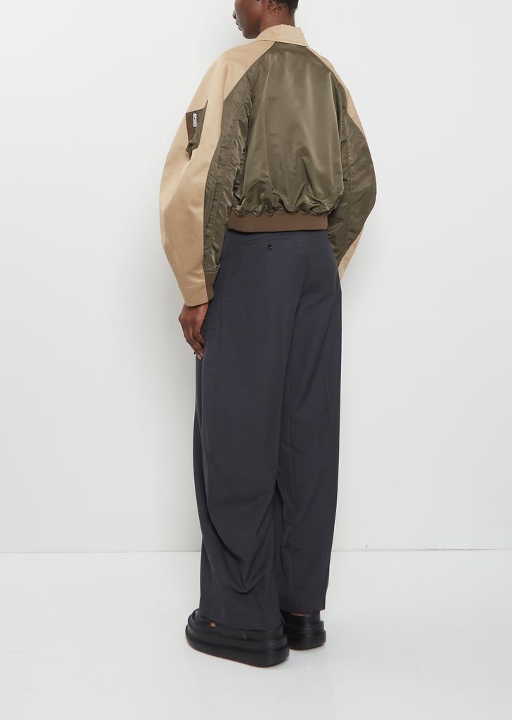 Cotton x Nylon Twill Blouson