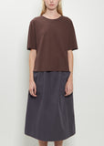 Simple Cotton Linen T-Shirt — Grape