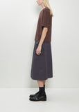 Simple Cotton Linen T-Shirt — Grape