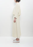 Cotton Silk Corduroy Gaucho Pants — Ivory