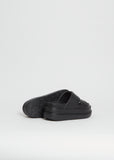 Foam Multiple Sole Sandals — Black